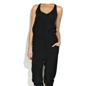 Vince Silk Blend Racer Back Jumpsuit
